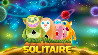 Alien Pyramid Solitaire browser game
