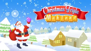 Christmas Triple Mahjong browser game