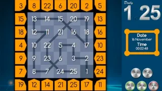 Daily 1 to 25 browser game