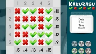 Daily Kakurasu browser game