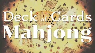 Deck of Cards Mahjong browser game