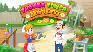 Flower Tower Mahjong browser game