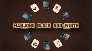 Mahjong Black and White browser game