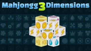 Mahjongg 3 Dimensions browser game