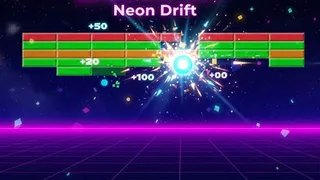Neon Breakout browser game