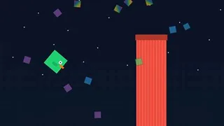 Pixel Flappy Square browser game