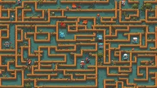 Pixel Maze Runner browser game