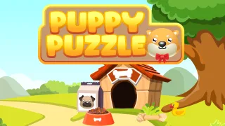 Puppy Puzzle browser game
