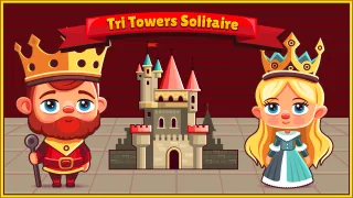 Tri Towers Solitaire browser game